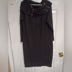 🦄Alison Andrews Elegant Black Long Sleeve Dress Size 2X